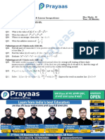Prayaas Maths Paper 9