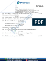Prayaas Maths Paper 6