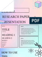 Pastel Multicolor Gradient Formal Research Paper Presentation