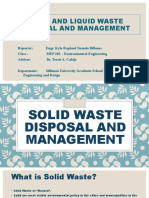 Solid and Liquid Waste Disposal Management