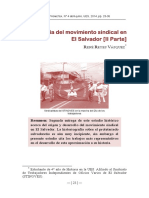 René Reyes Historia Del Movimiento Sindical 1932-1950. 2014 PDF