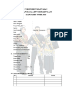 Formulir Pendaftaran 2023 PDF