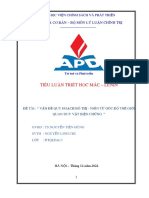 TIỂU LUẬN TRIẾT PDF