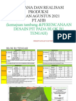 Kemajuan Tambang BULAN AUG