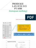 Kemajuan Tambang BULAN JUNI