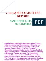 Tarapore Committee Report