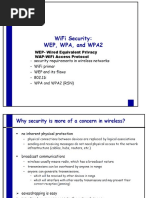 Wireless Security-WEP, 802.11i, WPA