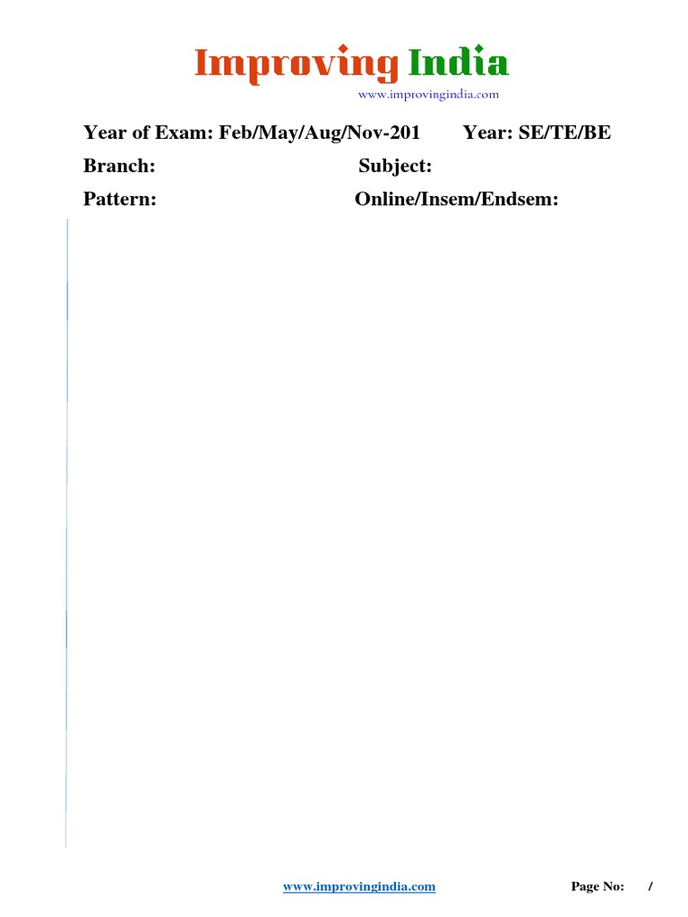 Exam Schedule and Details Template | PDF