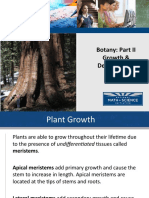 Botany Part II Growth and Development