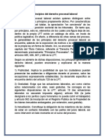 Los Principios Del Derecho Procesal Laboral