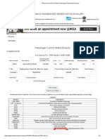 Welcome To Indian Railway Passenger Reservation Enquiry