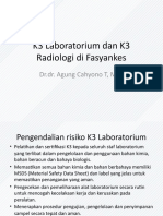 K3 Laboratorium Dan K3 Radiologi Di Fasyankes