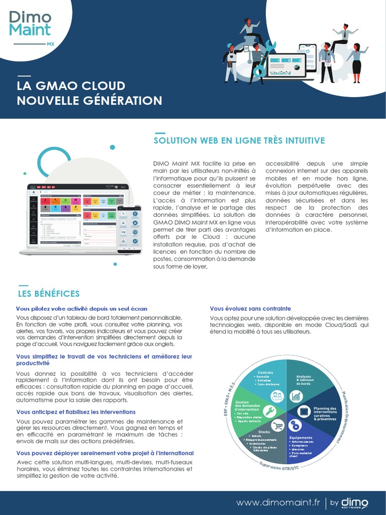GMAO DIMO Maint : Solution Cloud Intuitive | PDF | Cloud computing ...