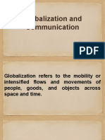 Globalization and Communication 1