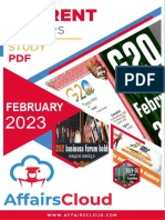 Current Affairs English Study PDF - February 2023 by AffairsCloud 1 PDF
