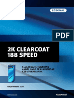 Brochure Les 2k Clearcoat 188 Speed A4 Leaflet Id LR