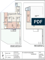 Attached Toilet and Bedroom Floor Plans