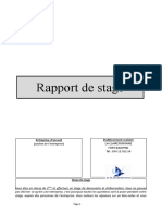 Rapport de Stage 2023 Modèle