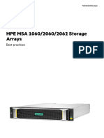 HPE MSA 106020602062 Storage Arrays Best Practices