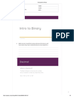 Introduction To Binary PDF