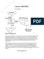 Protect A Web Server With DMZ