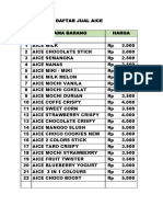 Daftar Harga Kantin 2