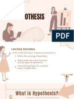 Hypothesis PDF