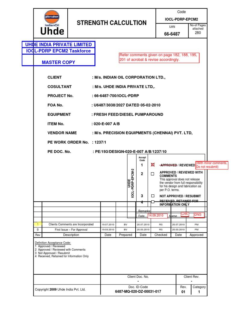 PDS + PV Elite Cal PDF | Download Free PDF | Mechanical Engineering ...