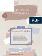 Komponen Perubahan