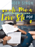 Write Me A Love Story by Ravinder Singh PDF