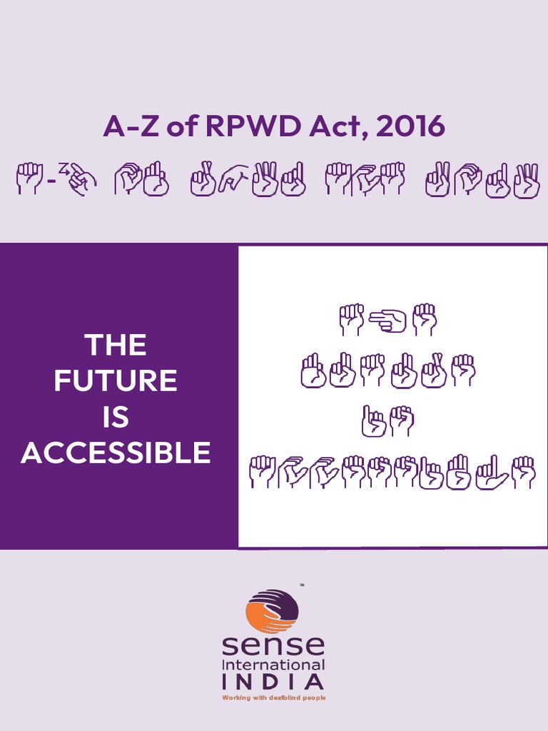 A z of rpwd act 2016 pdf