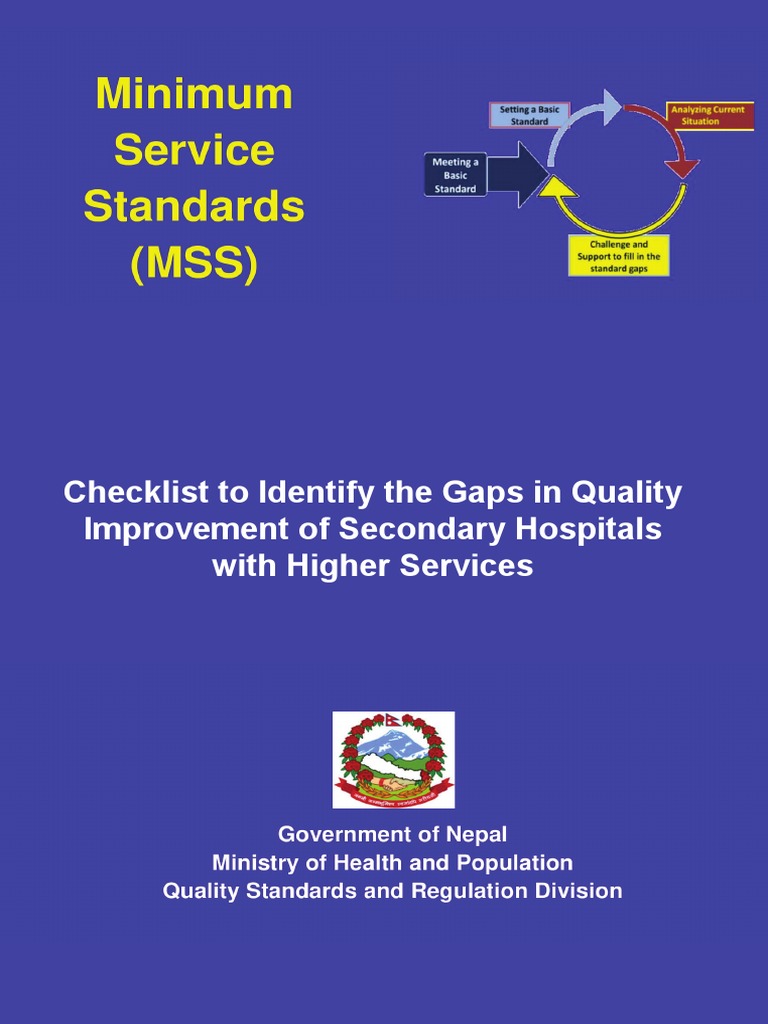 MSS Checklist for Secondary Hospitals | PDF | Health Care | Hospital