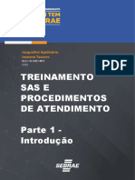 2.1 - Introdução - Treinamento SAS e Procedimentos de Atendimento PDF