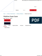 Maldives Super Saver: Book Now Submit Query