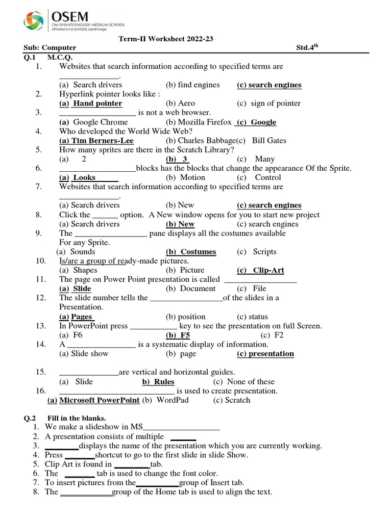 New STD 4 PDF PDF