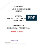 Nombre: Nazareno Caicedo Ruth Nohemi Curso: Tecnico en Auxiliar de Enfermeria Modalidad: Distancia - Presencial