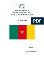 Trabalho de Geografia sobre Camarões