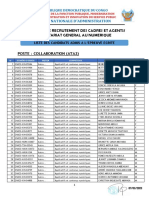 Liste Des Candidats Admis A Lecrit Concours Numerique 2023 ATA 2 PDF