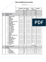 Schedule of Values Template 09