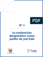 La Evaluación Diagnóstica Como Punto de Partida