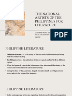 The National Artists of The Philippines For Literature