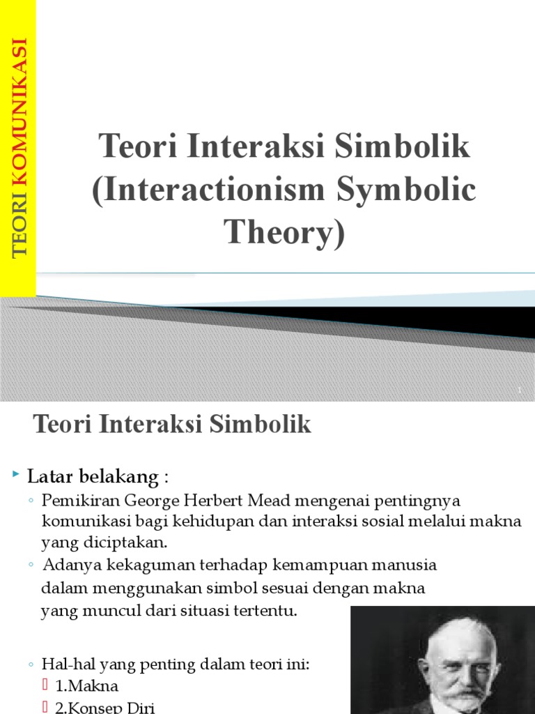 2.teori Interaksi Simbolik | PDF