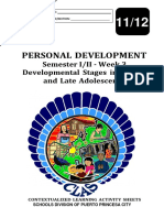 CORE - 11-12 - Personal Development - q0 - CLAS3 - Week3 - Developmental-Stages-in-Middle-and-Late-Adolescene - 2 - RHEA ANN NAVILLA PDF
