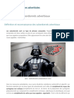 Subordonnée Adverbiales PDF