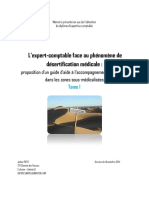 L Expert Comptable Face Au Phenomene de Desertification Medicale - Tome 1