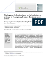 The Impacts of Climate Change and Urbanization On Drainage in Helsingborg, Sweden