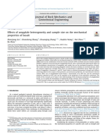 Effects of Amygdale Heterogeneity and Sample - 2022 - Journal of Rock Mechanics PDF