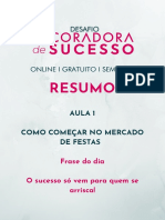 (Resumo Da Aula 1) Desafio Decoradora de Sucesso PDF