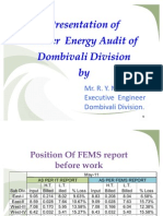 of Feeder Energy Audit - Aug-11