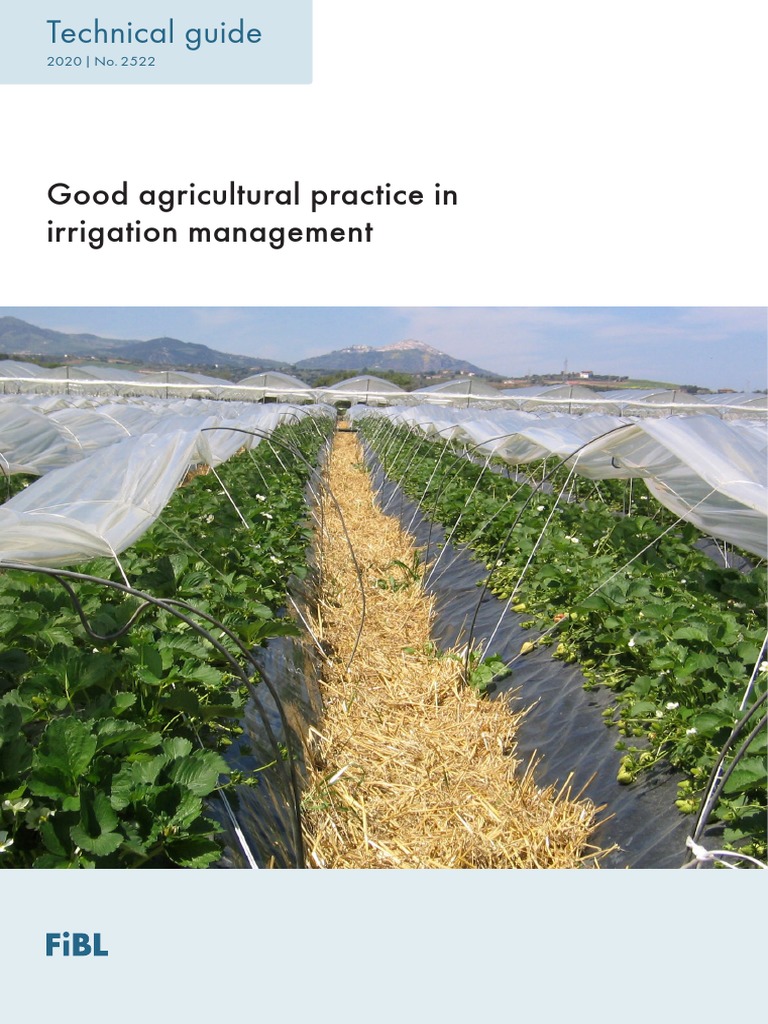 Irrigation Good Practices PDF | PDF | Evapotranspiration | Soil